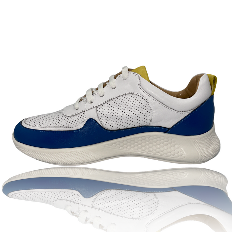 The Duvall White Leather Sneaker Final Sale!