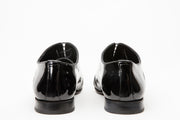 The Paris Black Patent Plain Toe Oxford Shoe