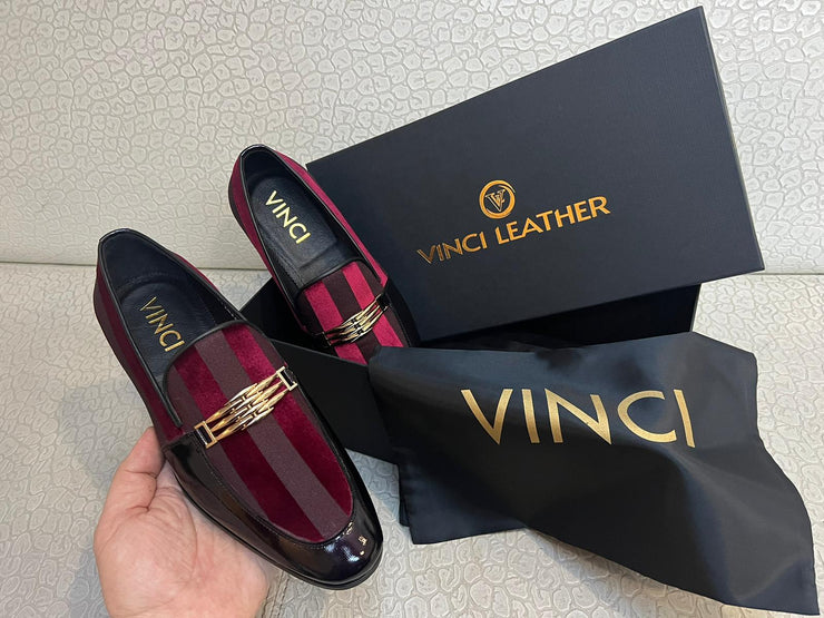 The Pontalto Leather Shoe Burgundy Bit Loafer