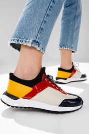 The Crapo Multicolor Leather Sneaker