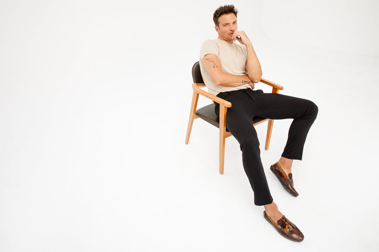 The Cordova Tan Patent Leather Tassel Loafer