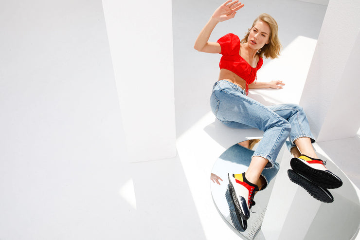 The Crapo Multicolor Leather Sneaker