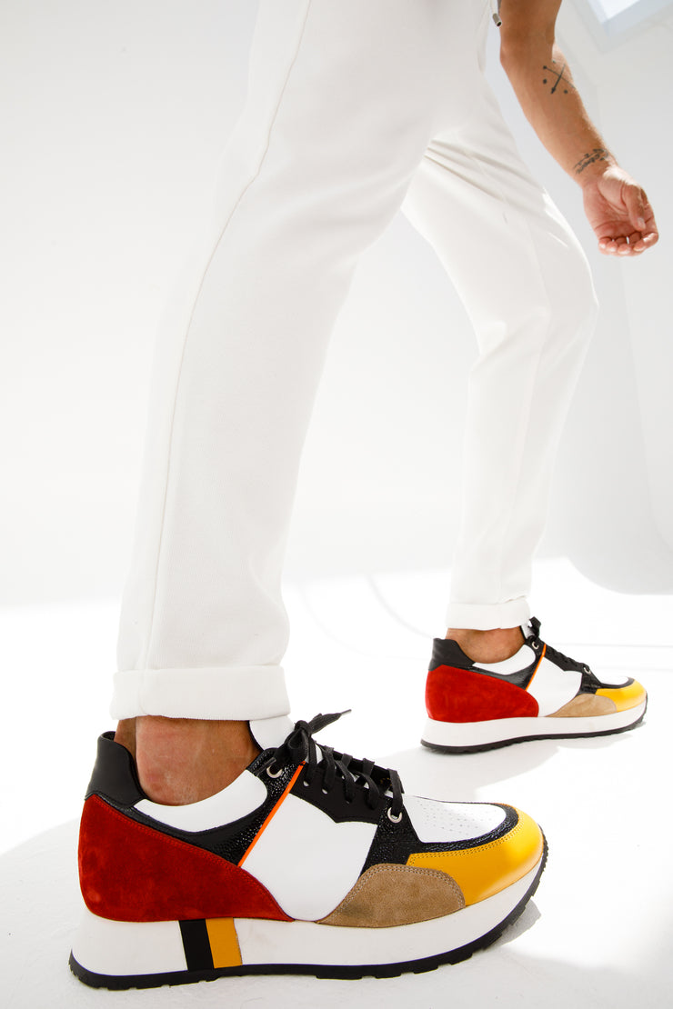 The Covelo Multicolor Leather Sneaker