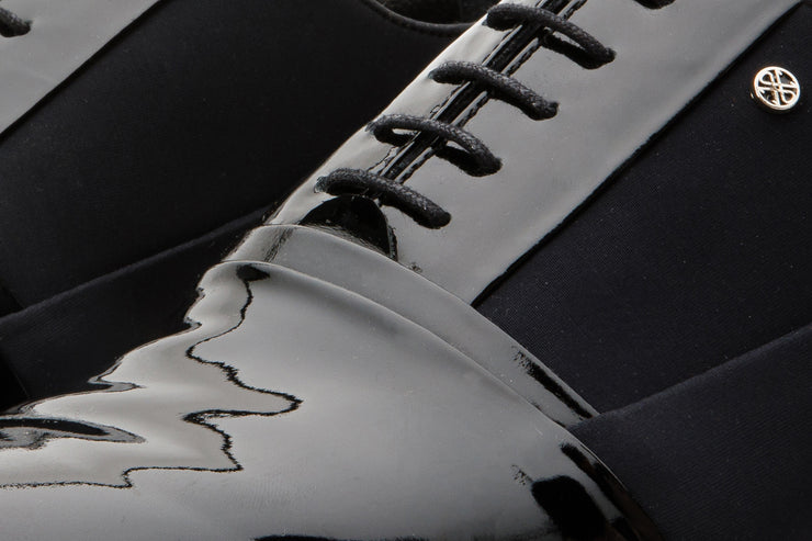 Colombo Black Cap Toe Oxford Shoe